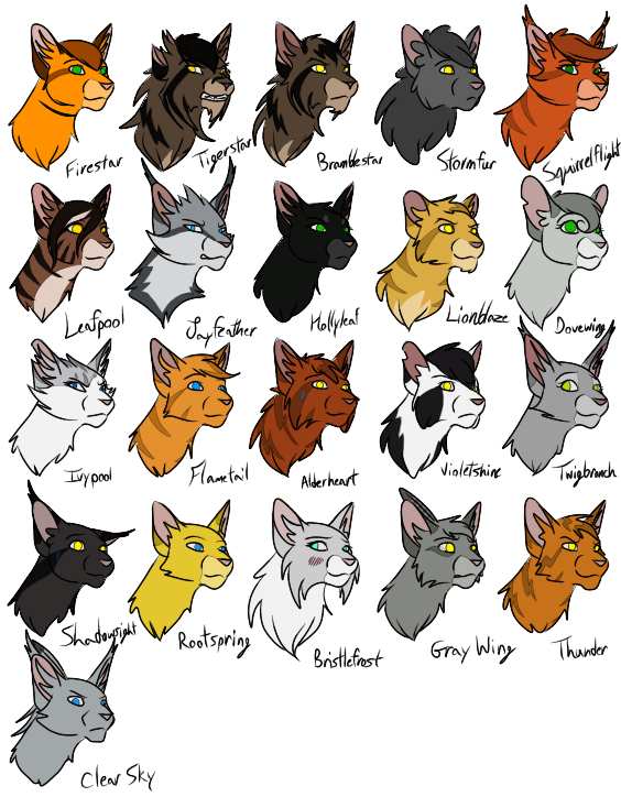 Warrior Cats Semi-Realistic by wildwindd99 on DeviantArt