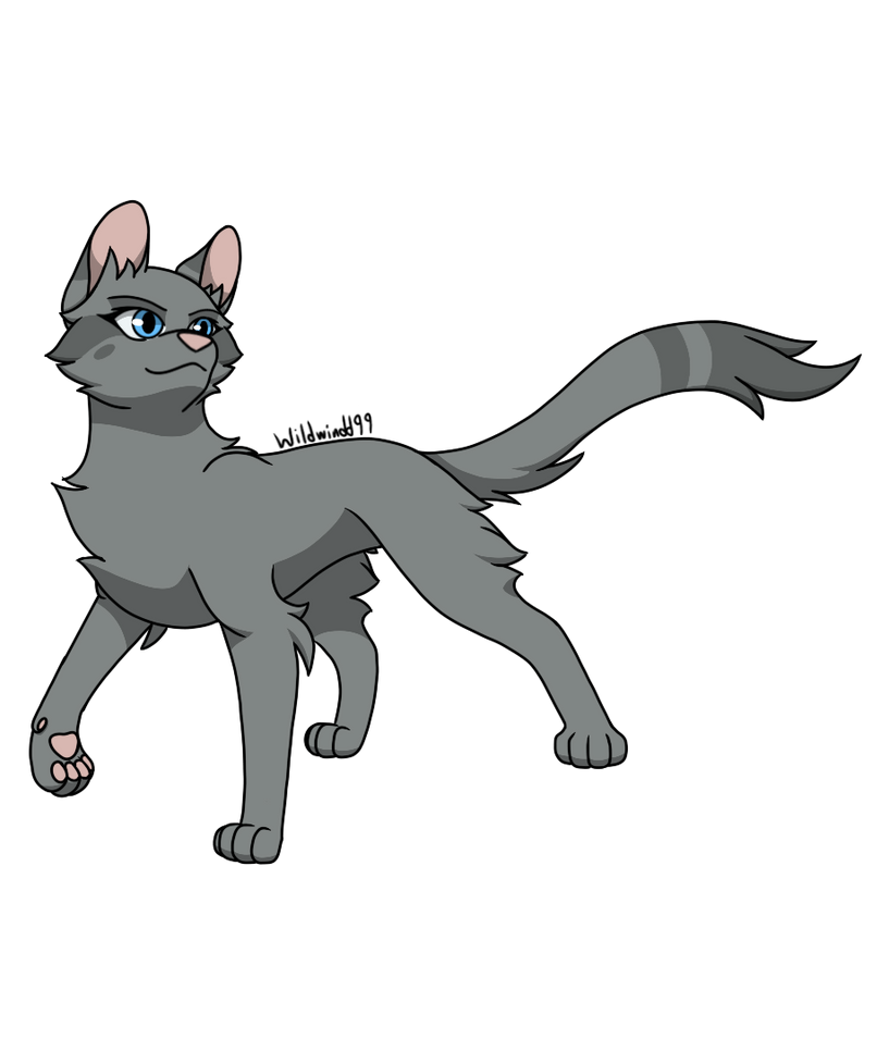 Warrior Cat Character #41: Ashfoot by wildwindd99 on DeviantArt