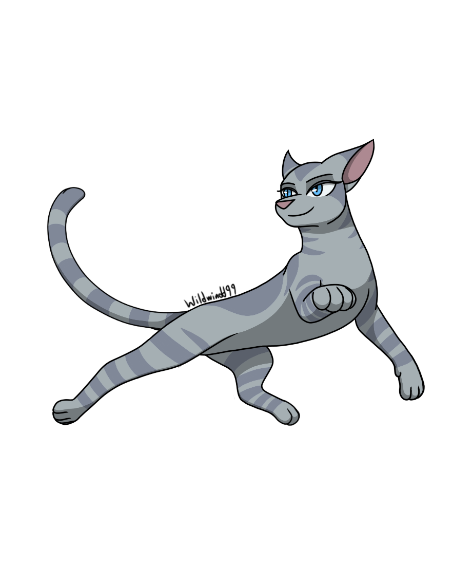 Warrior Cats Character #56: Silverstream by wildwindd99 on DeviantArt