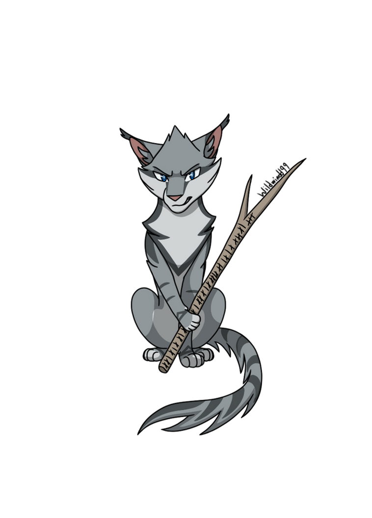 Jayfall Warrior Cat Character #141: Jayfeather by wildwindd99 on DeviantArt