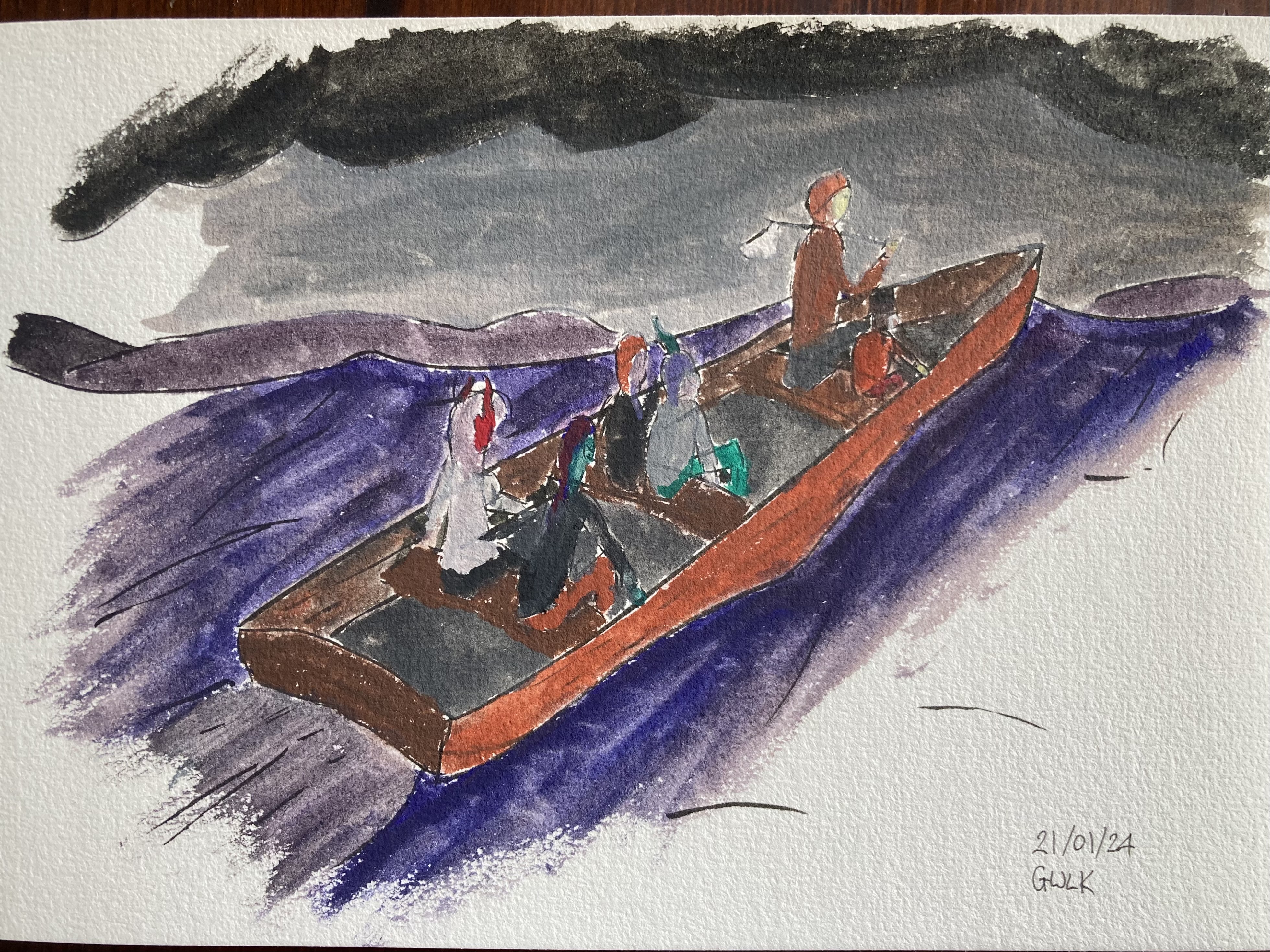 All at sea
