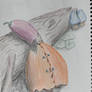 Poppy the travelling pixie at rest.