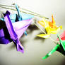 Paper Cranes III