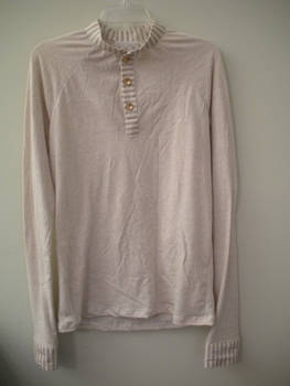 Brass button henley