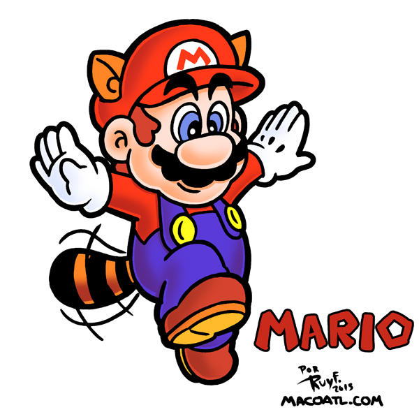 Mario Raxon Raccoon Mario by FlintofMother3 on DeviantArt