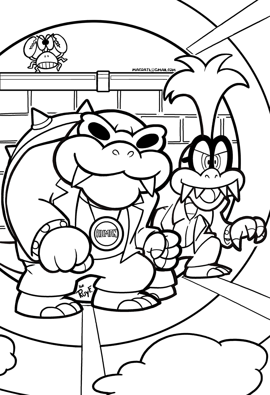 SMB the movie coloring book REMAKE 08 by FlintofMother3 on ...