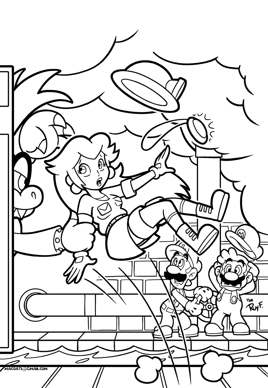 SMB the movie coloring book REMAKE 09