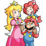 Mario, Peach and Marion...