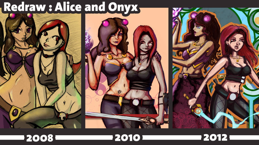 Alice and Onyx Redrawn