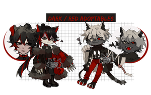 open - Dark/Red adoptable! 1usd SB by KimisuCandy