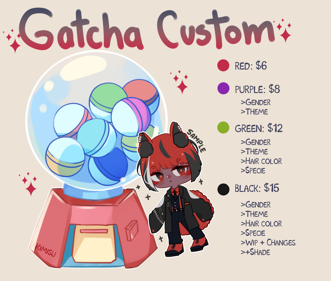 Gatcha Rugby OPEN! - Gatcha Custom by KimisuCandy on DeviantArt