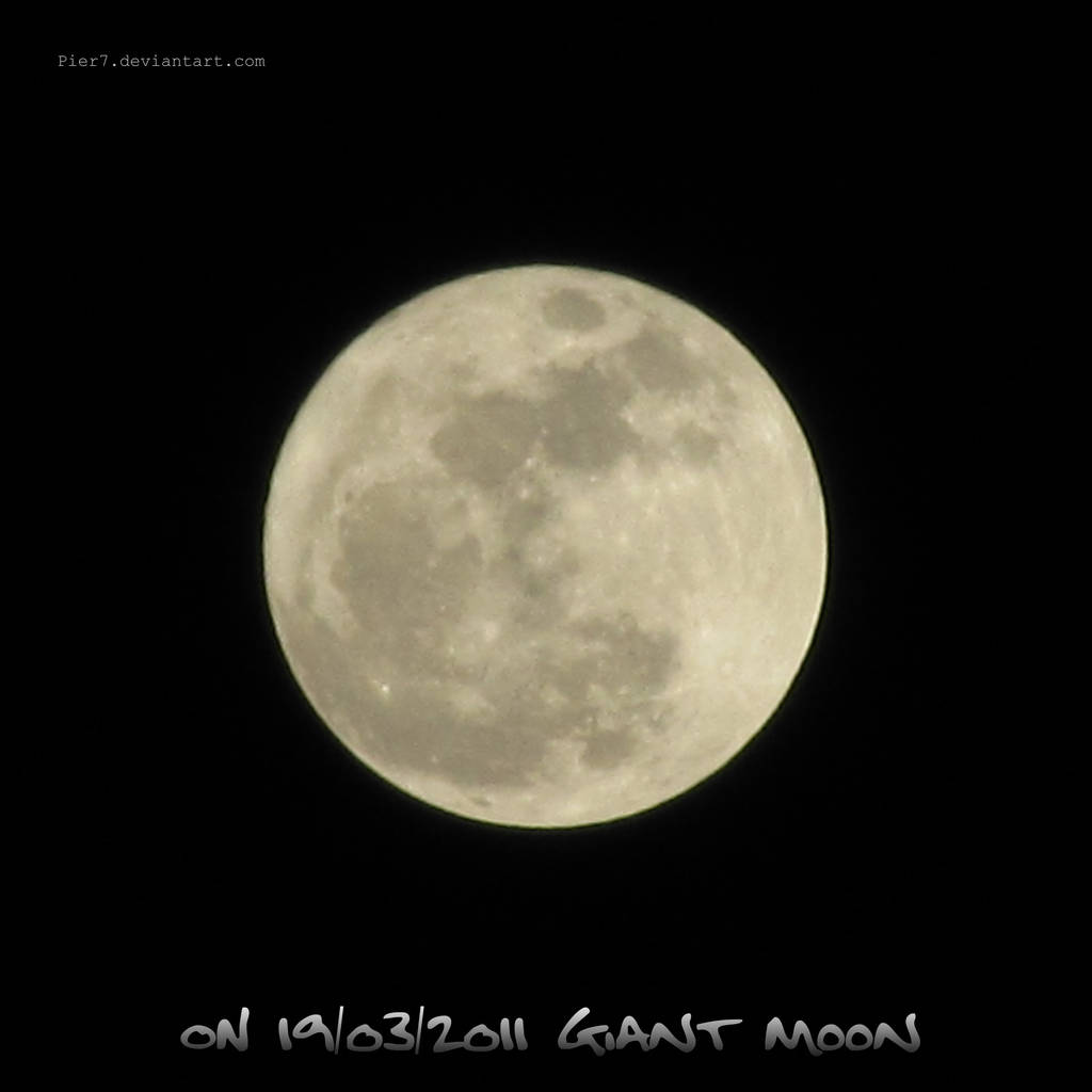 ON 19-03-2011 Giant Moon by Pier7