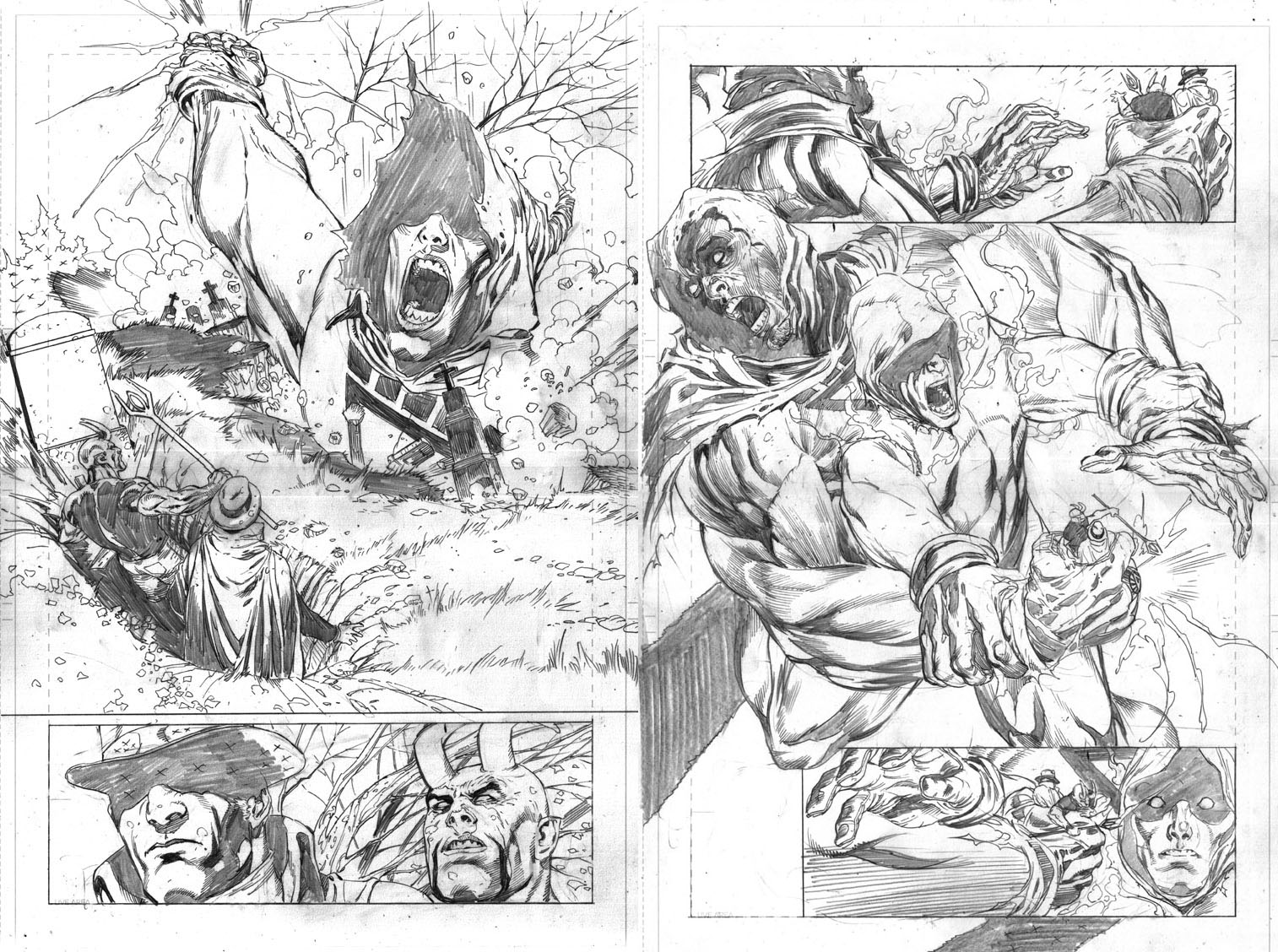 Phantom Stranger pencils