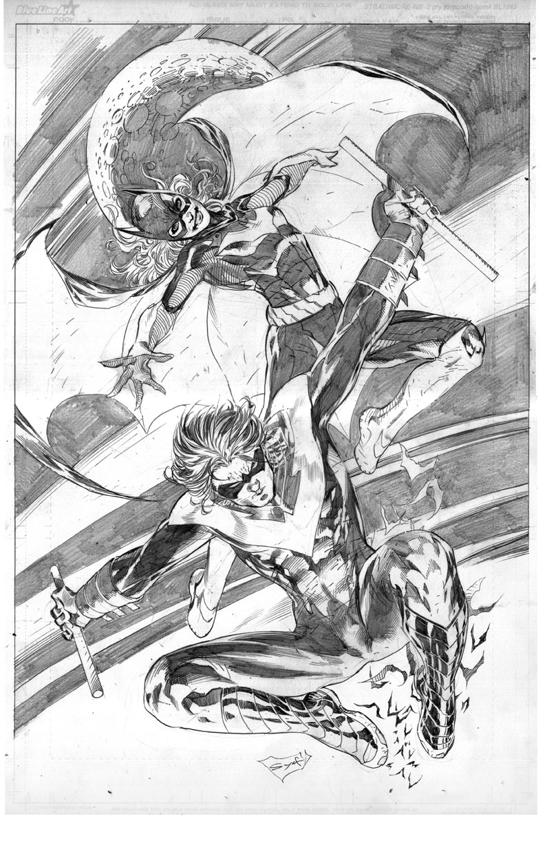 Batgirl and Nightwing