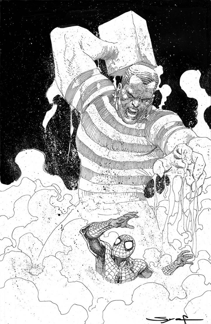 Spider-Man VS Sandman by ardian-syaf