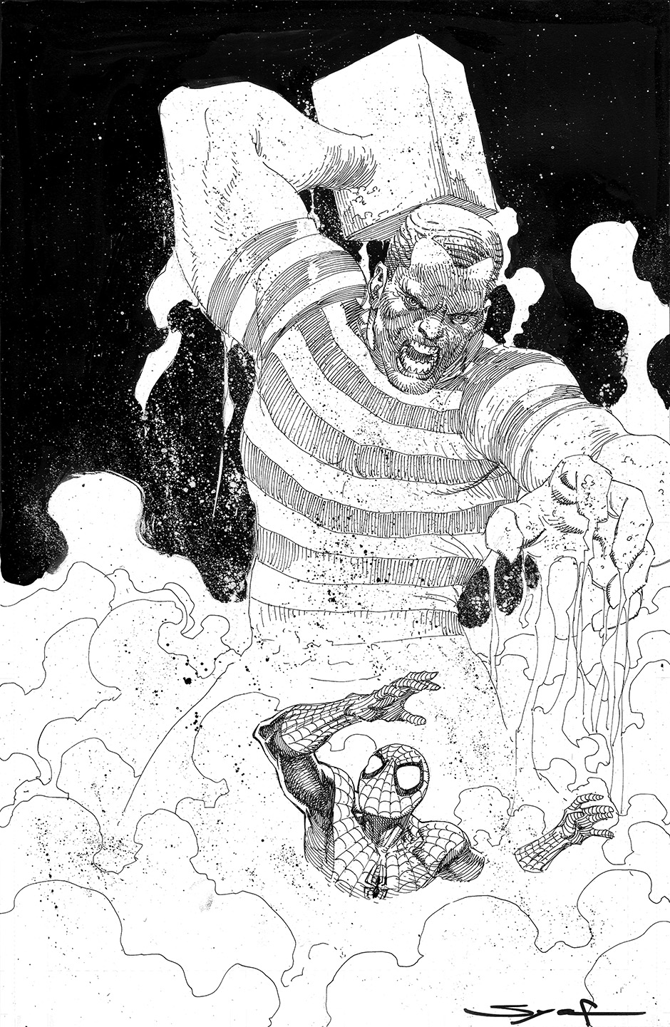 Spider-Man VS Sandman by ardian-syaf