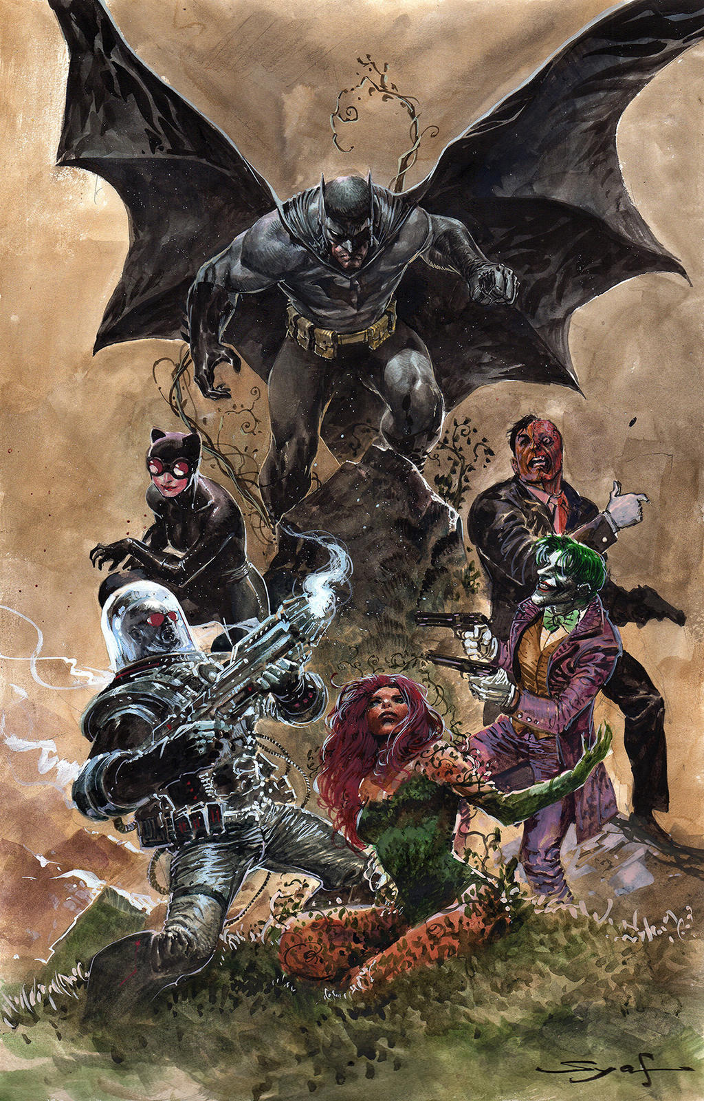 Bat Villains by ardian-syaf
