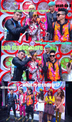 BIG BANG:.Seungri being a freak