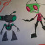 Zim and Gir in my new style