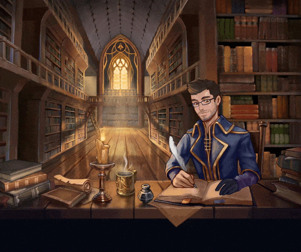 Library (animated) by Brandon-Ellis on DeviantArt