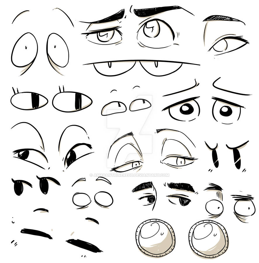 07StylizedEyes by AmaranthineRedd on DeviantArt