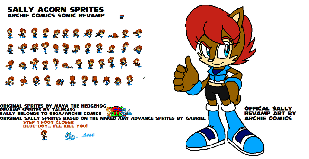 Sally Acorn Advance Revamp Sprites