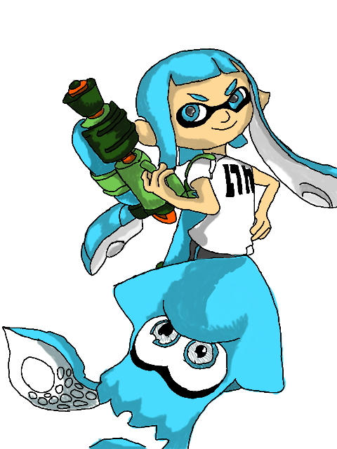 Splatoon Figure Deviantart Splatoon by xDitaSanx on DeviantArt