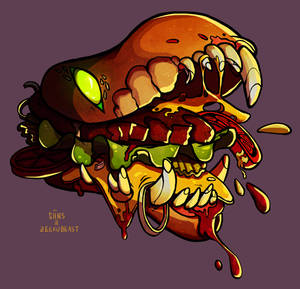 Hamburger monster