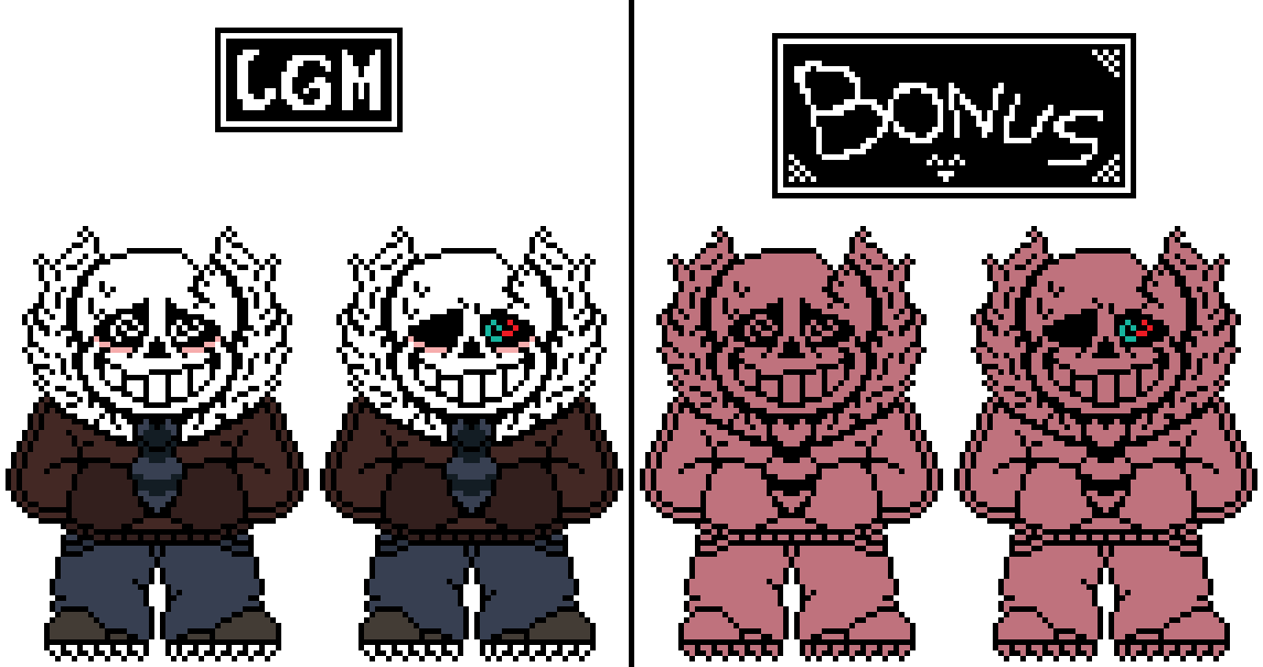 RUSTED (PSB!uf) Sans Battlesprites v2 by Calciuzone on DeviantArt