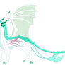 [Custom Comm]: White dragoness