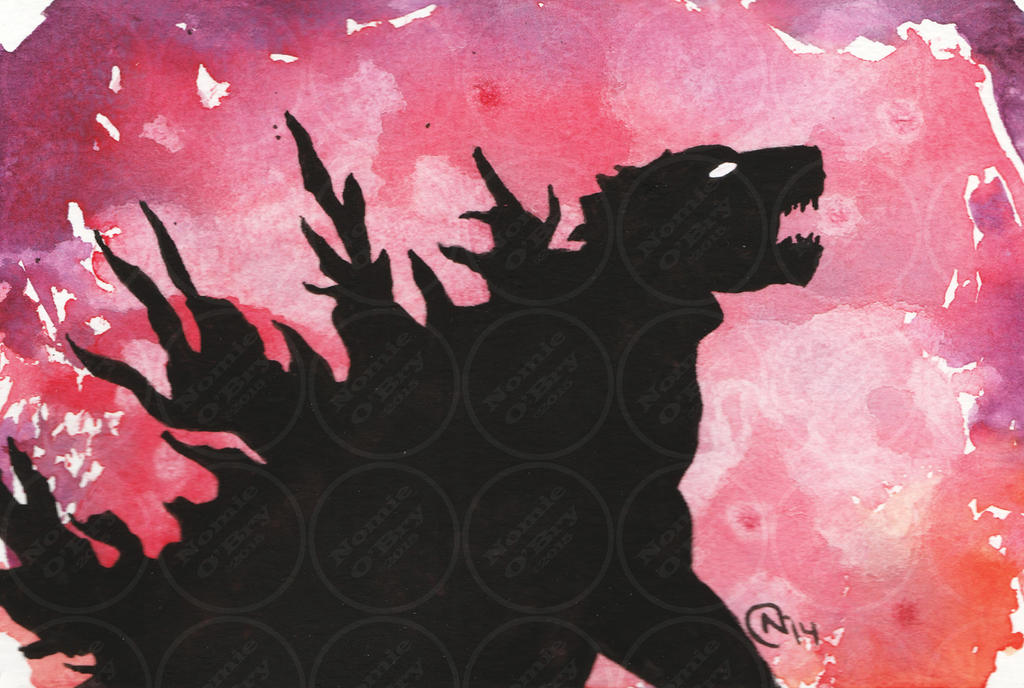 Red Rage Godzilla Red Godzilla by Nomie-O on DeviantArt