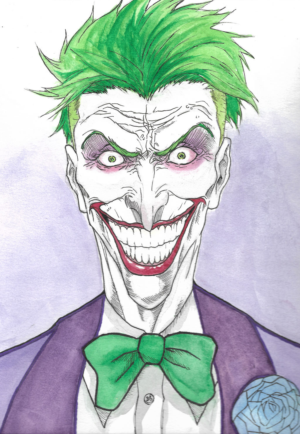 Joker (Watercolor) by MVB7 on DeviantArt