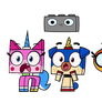 Unikitty Puppycorn And Dr. Fox Shocked