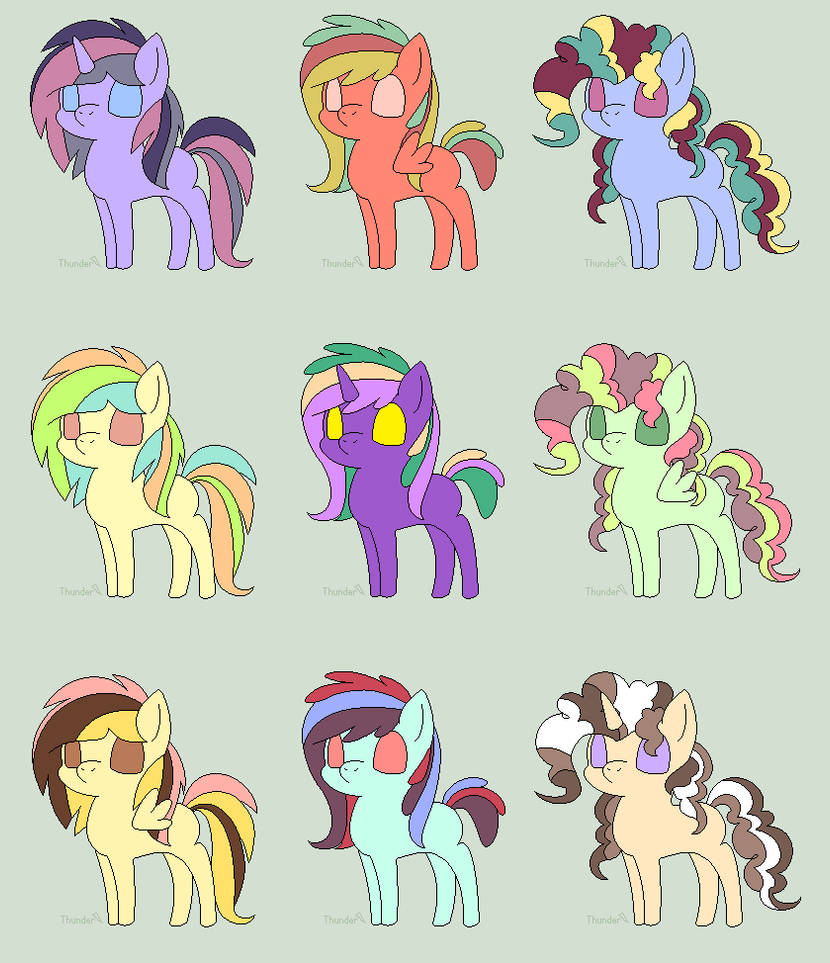 Mlp Rara Color Guide MLP Color Palette Adoptables by ZoruaAndVictini on DeviantArt