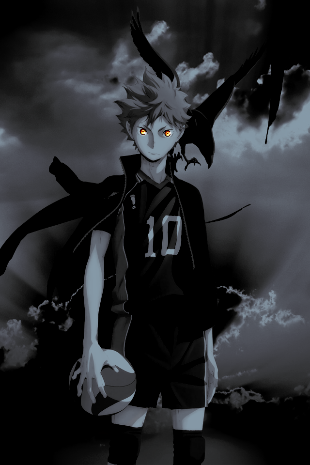 Download Haikyuu 4K Hinata Black Wing Wallpaper