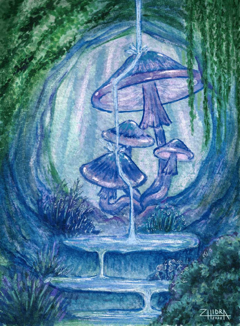 Mushroom Cave by Zhidra on DeviantArt