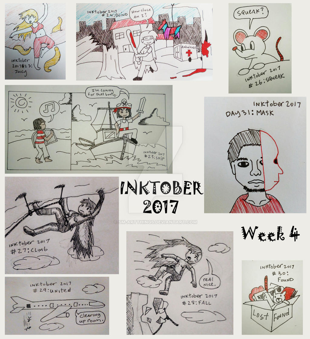 Inktober 2017 Week 4
