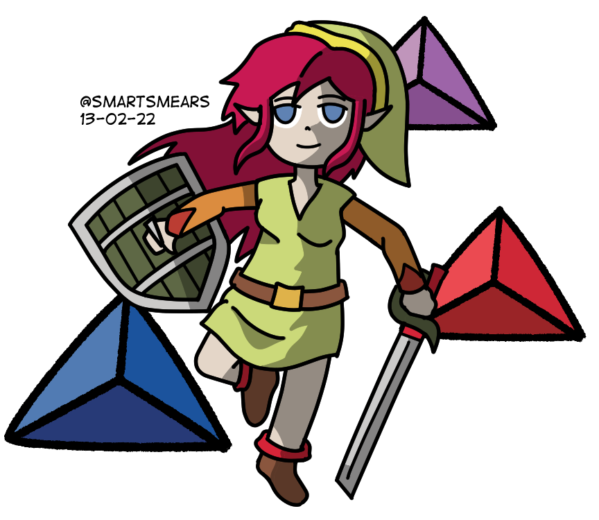 Pink Haired Link by Sm-ArtThings on DeviantArt