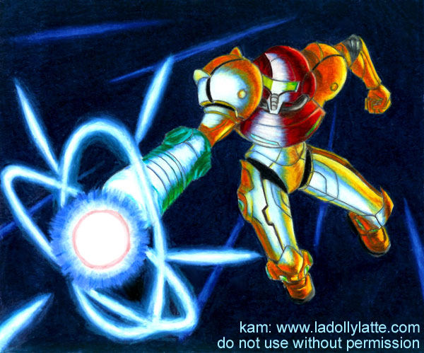 Metroid - Samus charge