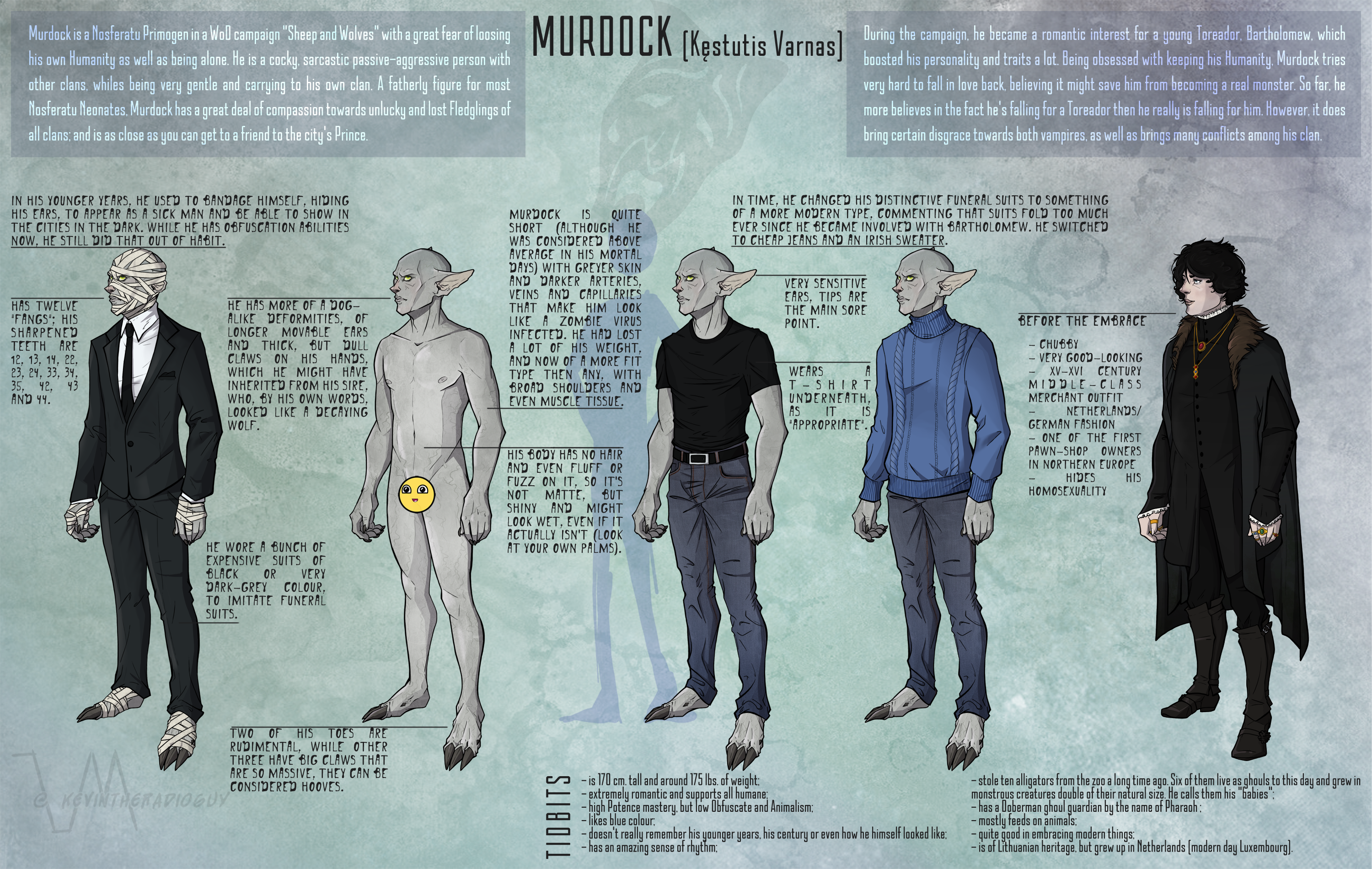 Murdock reference sheet