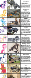 If the Mane Six (And More) went Gun Shopping... by VectoredThrust