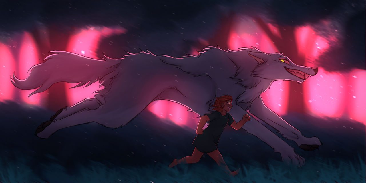 running with the wolves by kudocats on DeviantArt