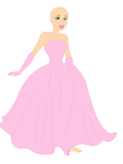 Disney princess dress base:pixel version