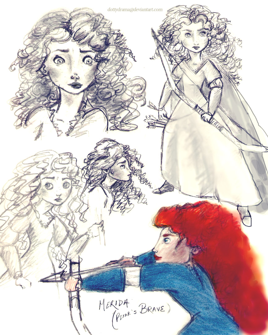 Merida Doodles June 24th