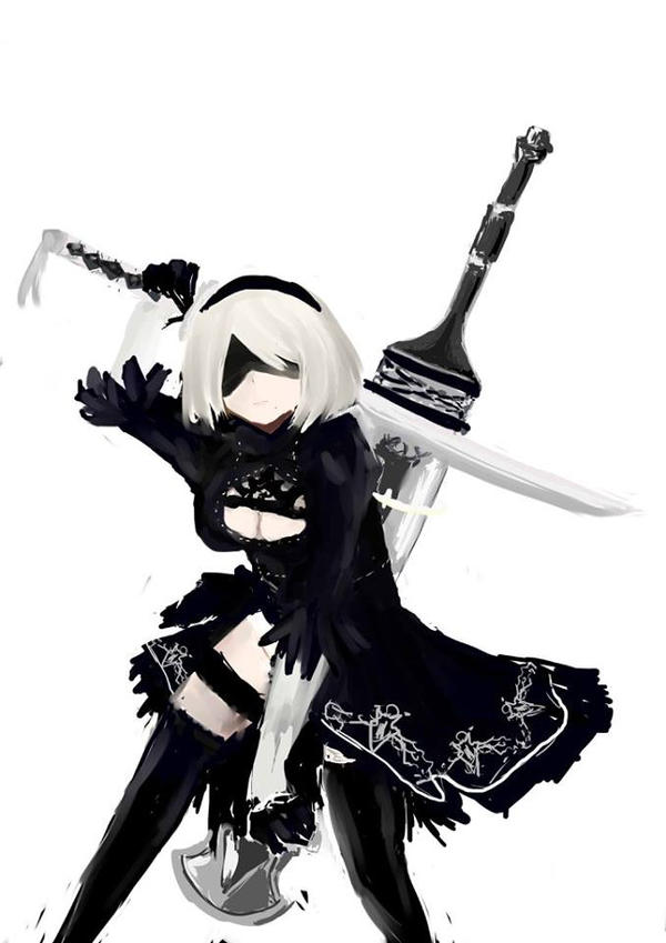 Angry 2b 2B by Kengo2828 on DeviantArt