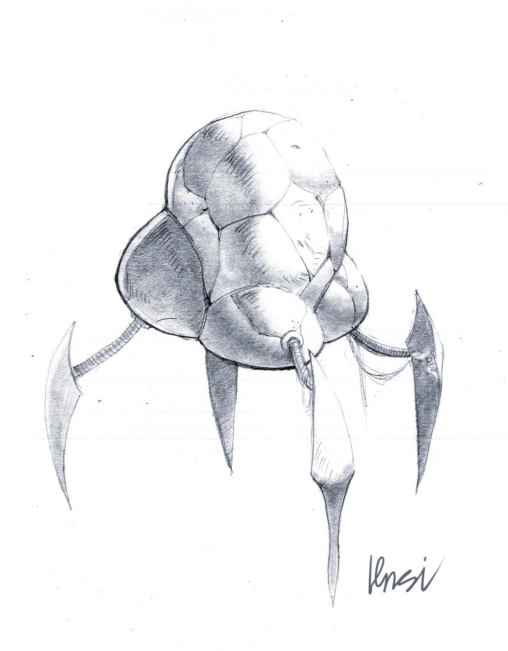 Alien Bug sketch by ComiKen on DeviantArt