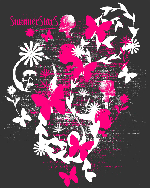 SummerStars Skulls and Flowers