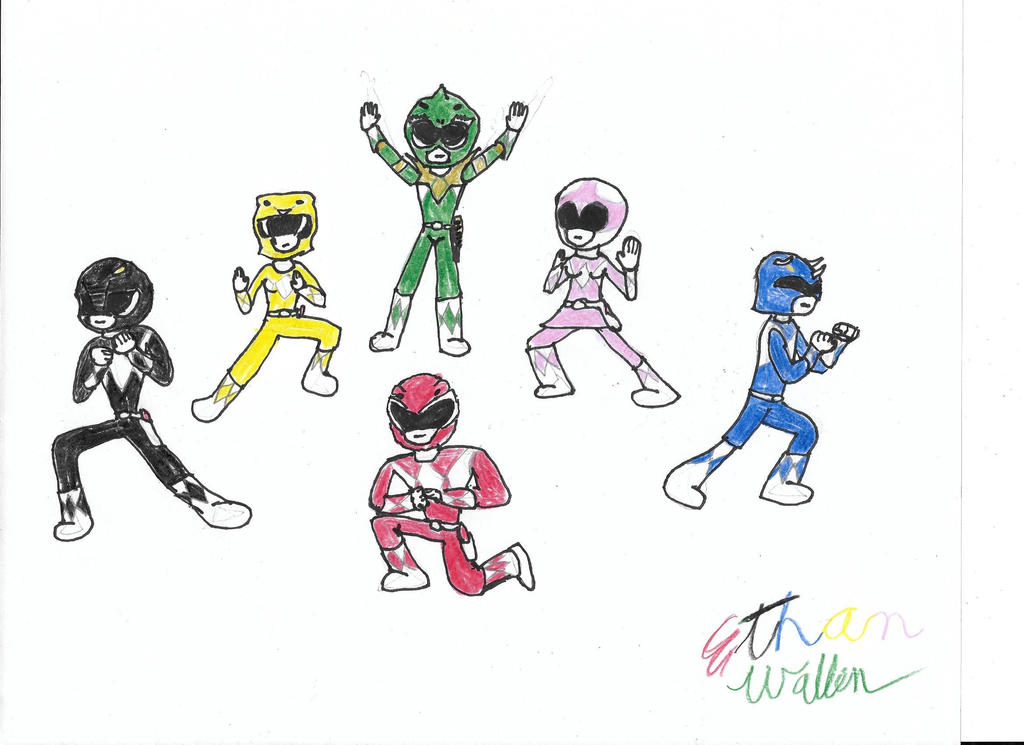 Mewing Power Rangers Mighty Morphin' Power Rangers by dreamcastboy99 on DeviantArt