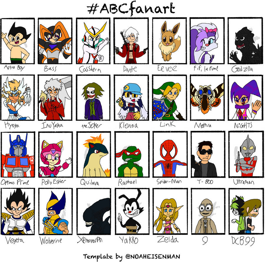 #ABCFanartChallenge by dreamcastboy99 on DeviantArt