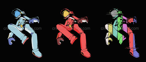 Canti - Blue, Red, and Glitch